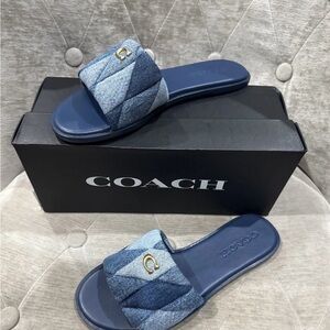 Coach Holly Sandals with Quilting